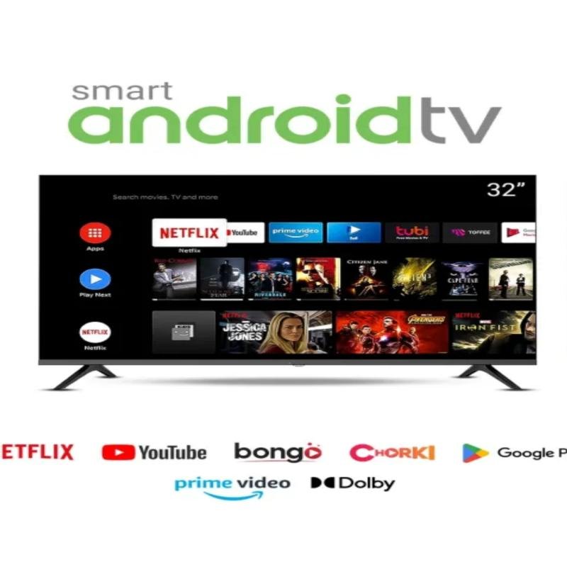 LG PLUS 32 4K Support FHD Smart TV Frameless Android Smart LED TV - 32SFNV