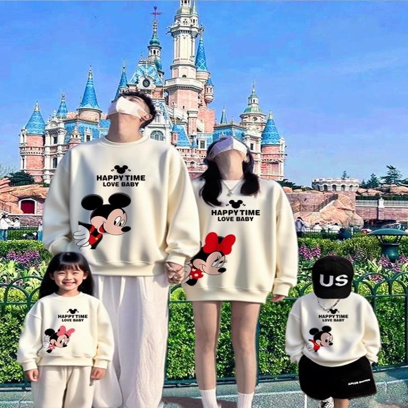 High-End Family Matching Outfits for Autumn and Winter, New 2025 Winter Collection for a Family of Three or Four, Mother-Child Outfits, Mother-Daughter Long-Sleeve Sweatshirts