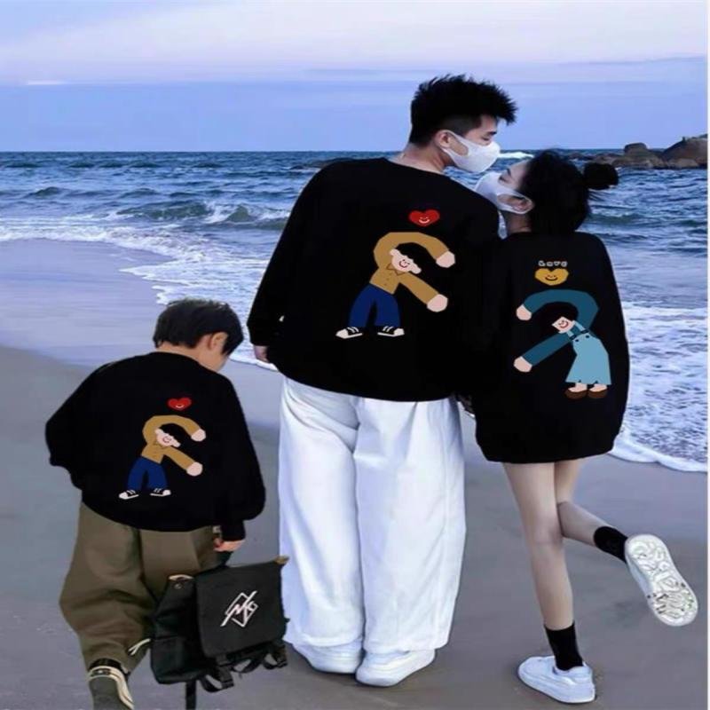 Sweatshirts, Family Wear, High-End Style, Spring, Autumn and Winter Styles