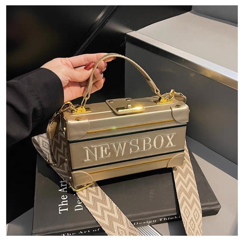 High-End Small Bag for Women 2025 Fashion New Style ins Super Popular Small Box Bag Foreign Style Single Shoulder Crossbody Bag Small Square Bag