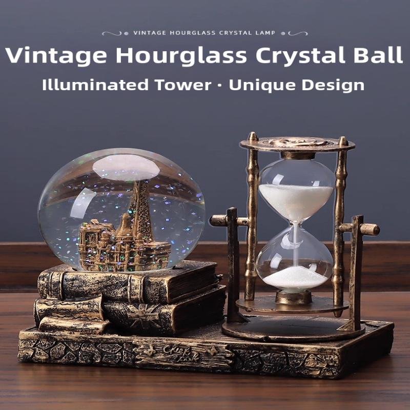 Crystal Ball Hourglass/Timer/Ornament Living Room Decoration Birthday Gift