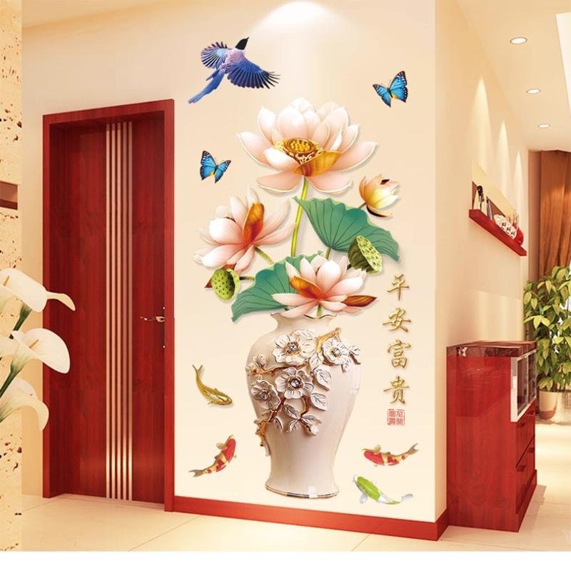 Wall Stickers/3D Vase Decoration