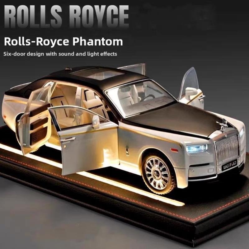 Rolls-Royce Phantom Car Model Imitation Six-Door Luxury Car Model Collectible Ornament Boy Toy Car