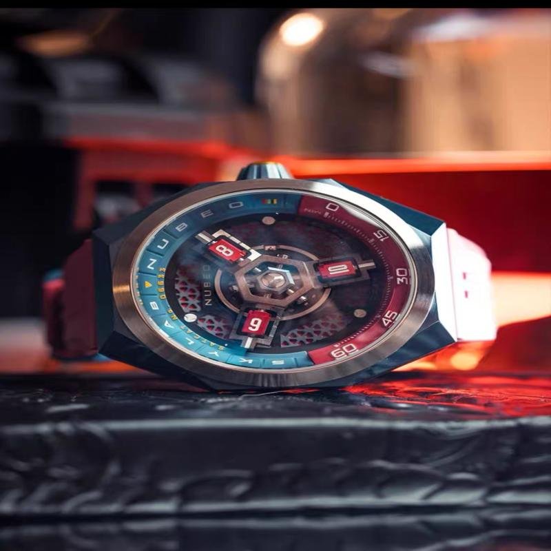 Nubeo Mechanical Wrist Watch Luminous/Waterproof Rubber Belt Limited Edition