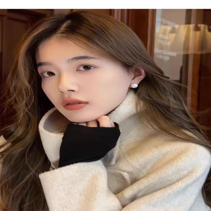 Shijia Pearl Earrings, High-End, Women's Style