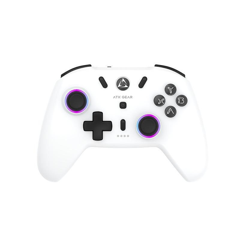 ATK AXE Tri-Mode Retro Style Wireless PC Gaming Controller 2.4GHz Wireless Hall Effect Joysticks for Mobile Switch Lite