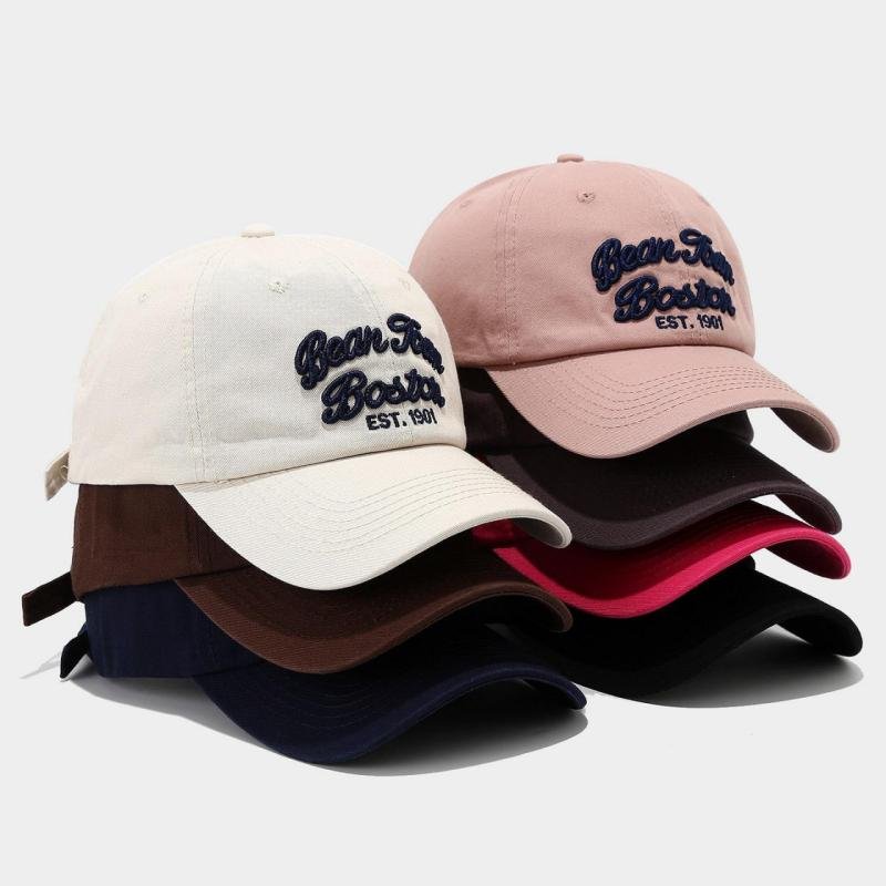 Hot-selling Multiple Colors Cotton Retro-letter-Embroidered Sporty Fashionable Comfortable Daily Casual Street Custom Common