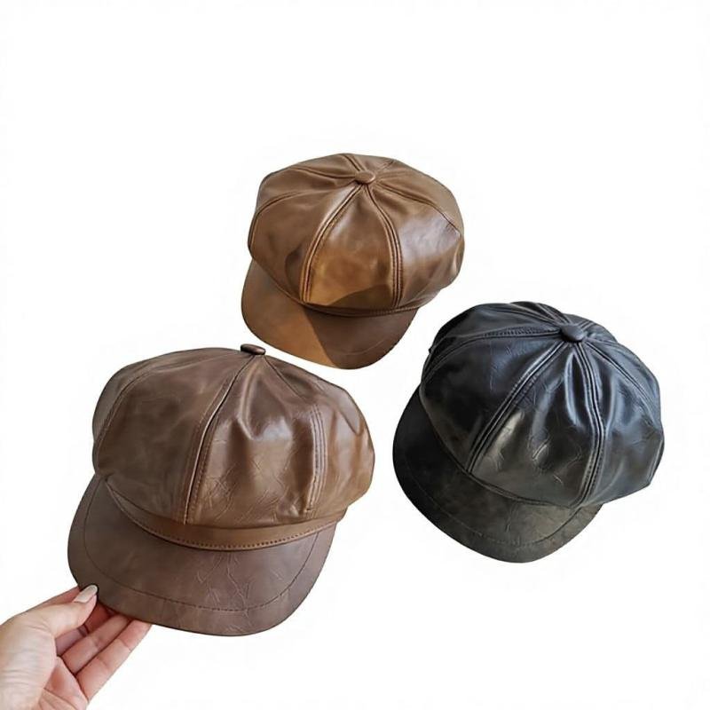 Fashionable Multi Color Faux Leather Waterproof Retro Style High Quality Customizable Kids Daily Outdoor Casual Streetwear