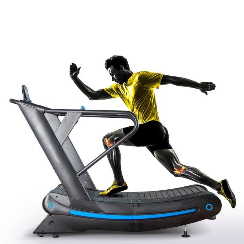 RT.T09E China Professional Manufacture Non-motorized Treadmill Curve Running Machine