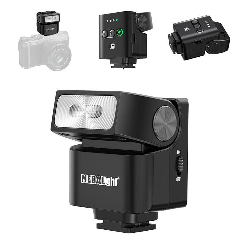 Medalight F2S Mini Professional Speedlite Camera Flash Lights New Arrival 4 Flashing Levels for Digital and Film Cameras