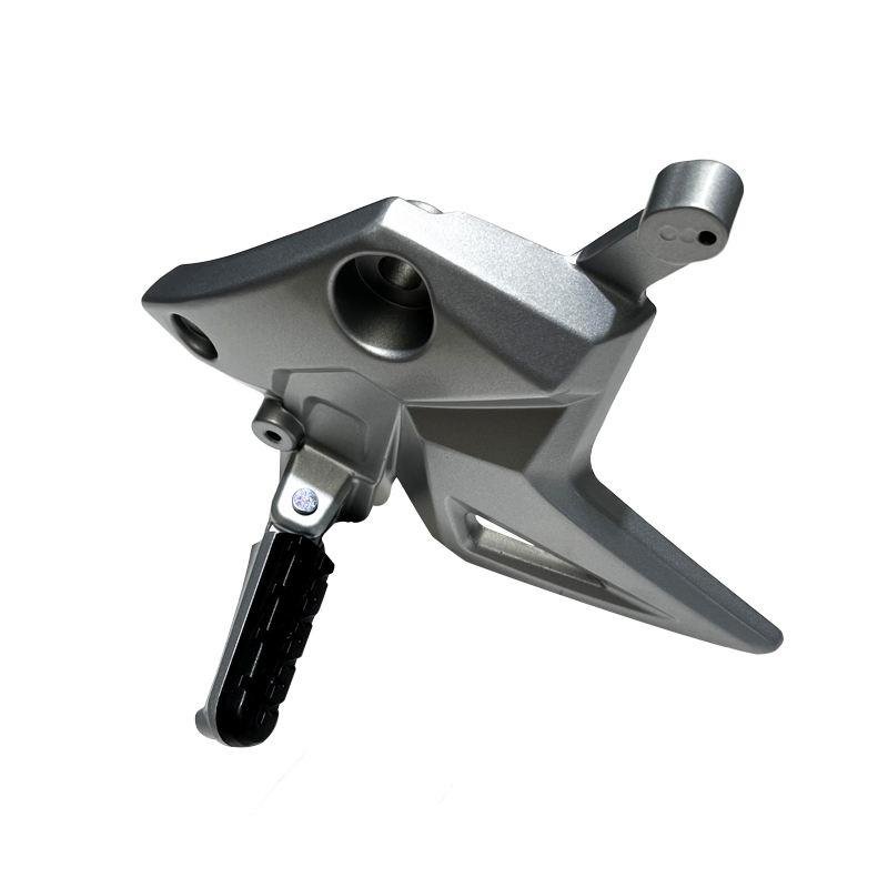 Heavy-Duty Aluminum Alloy Footrest Assembly Polished Surface Custom Color for Vento Alpina 300 Motorcycle Systems Left Right