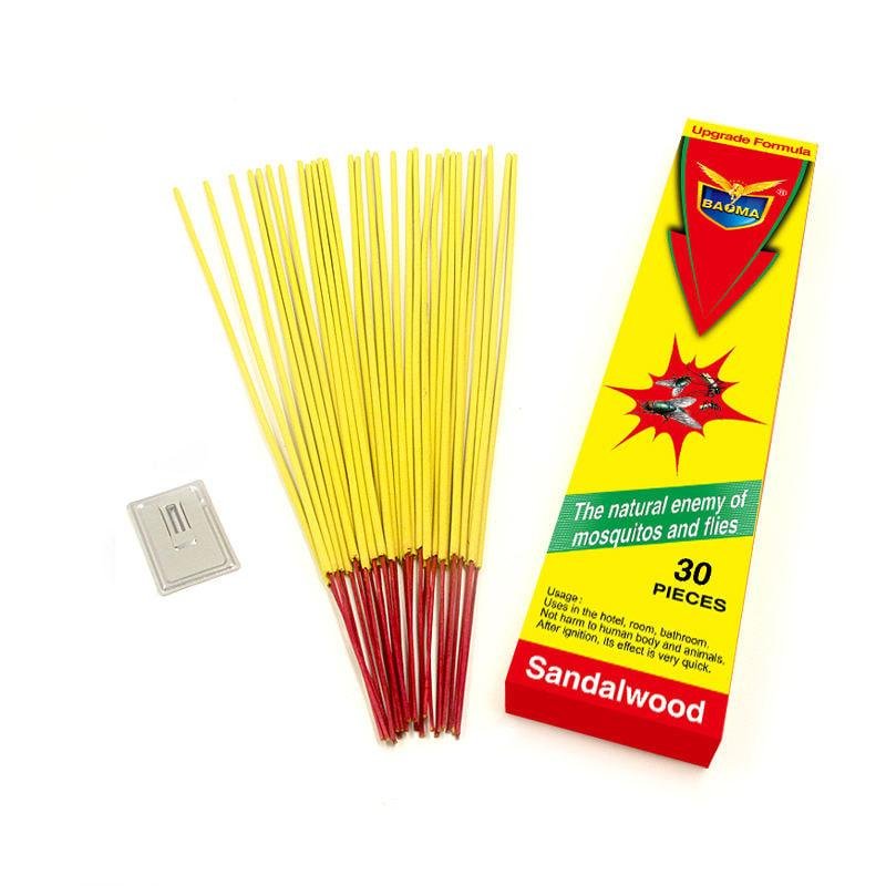 China Factory BAOMA Anti Mosquito Stick Manufacturer Sandalwood Mosquito Repellent Incense Stick