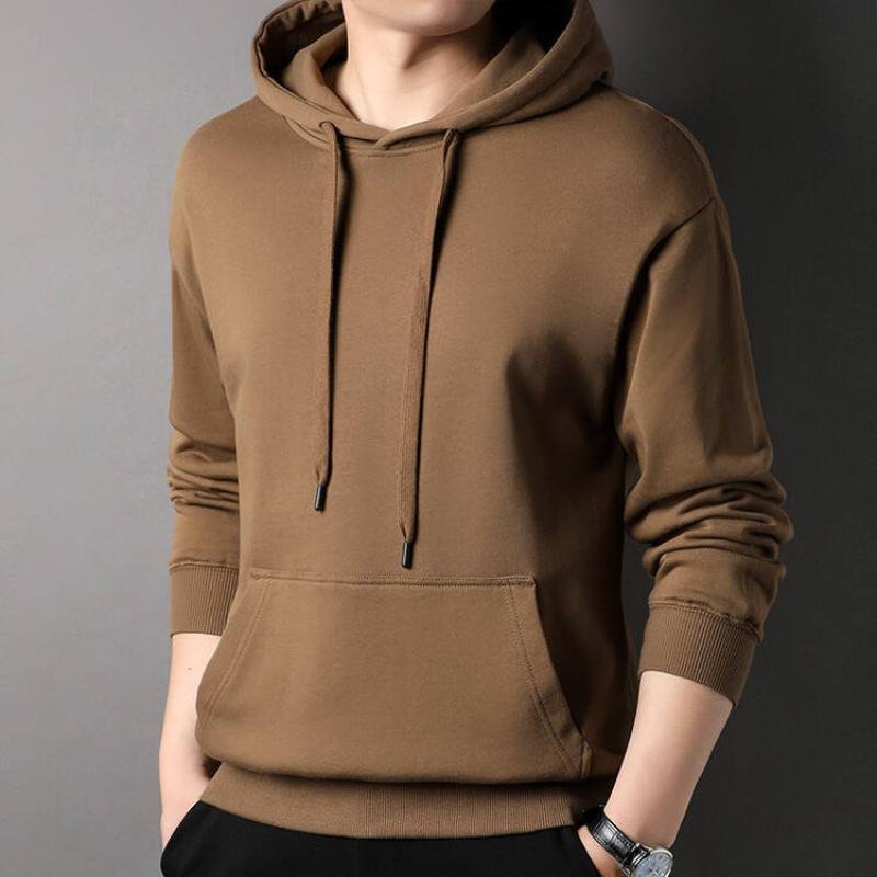 Men's 100% Cotton Fleece Hoodie Best Fully Customizable Puff Printing Designs Winter-Selling Breathable Quick Dry Knitted 350g