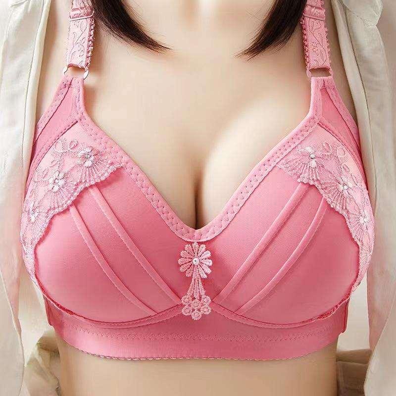 Underwire Non Padded Bra Full Coverage Support Bra Breathable OEM Sexy Wholesale Big Size Only Bra Decorated With Wire Free