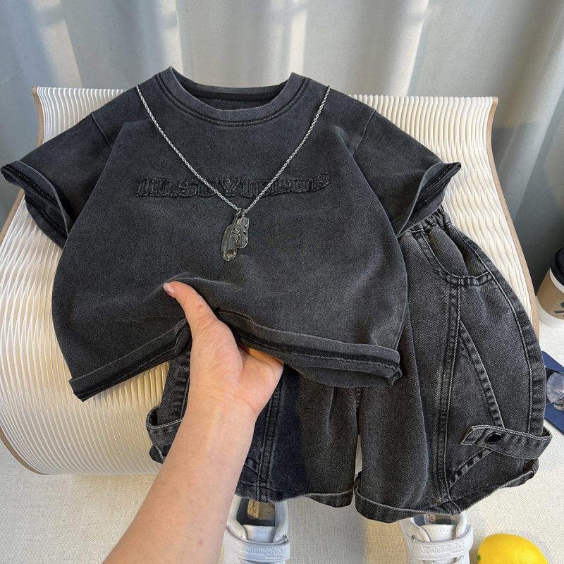 Summer Kids Clothing Set for Baby Boys Clothes Outfits 1-10Years Toddler Infant T Shirt Shorts 2 Pcs Suit Children Sportswear