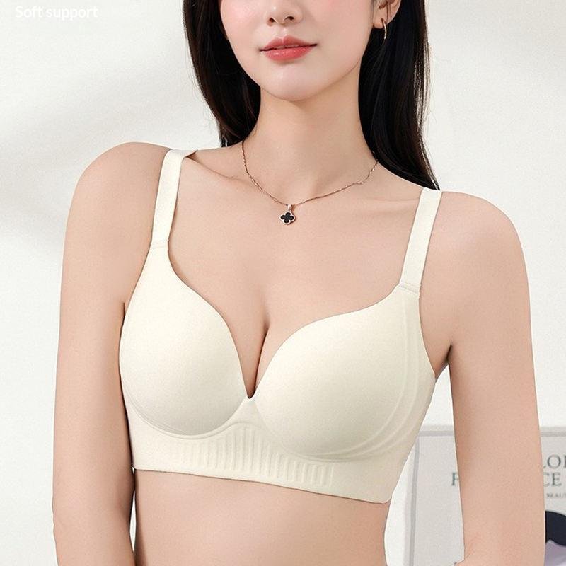 OEM/ODM Invisible Push up Non Trace Anti Sagging Cozy for Women Seamless Small Chest Gathered Anti Sagging Large Seamless Bra