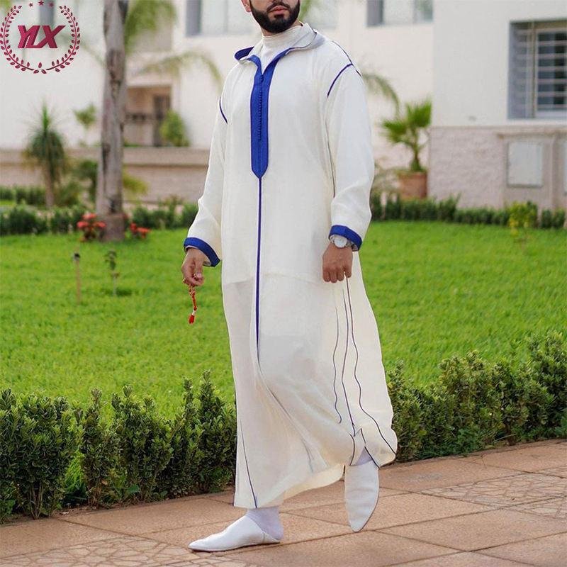 Fashion Latest Style Wholesale Cheap Dubai Men Muslim Clothing Saudi Arab cal Aseel Thobe